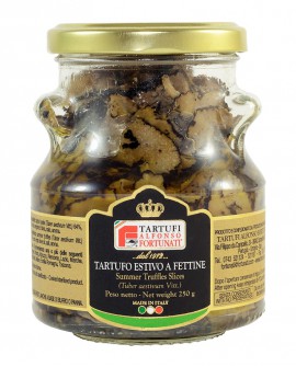 Tartufo Estivo a Fettine 250 g, in vasetto di vetro - Tartufi Alfonso Fortunati