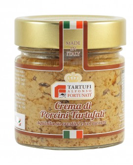Crema di porcini tartufati 250 g, in vasetto di vetro - Tartufi Alfonso Fortunati