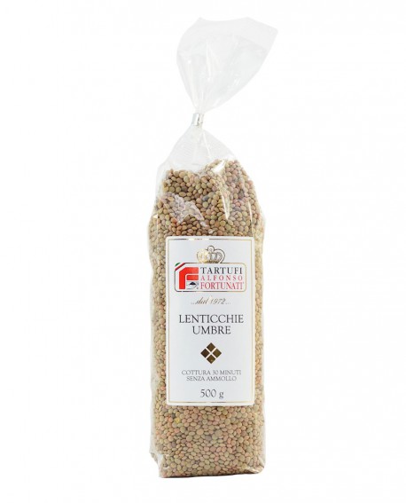 Lenticchie in confezioni da 500 g - Tartufi Alfonso Fortunati