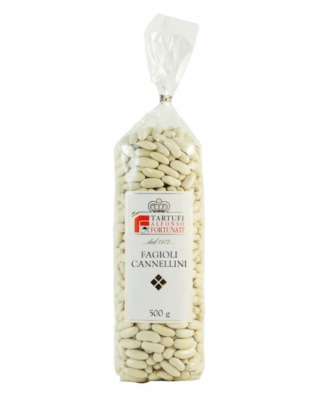 Fagioli cannellini in confezioni da 500 g - Tartufi Alfonso Fortunati