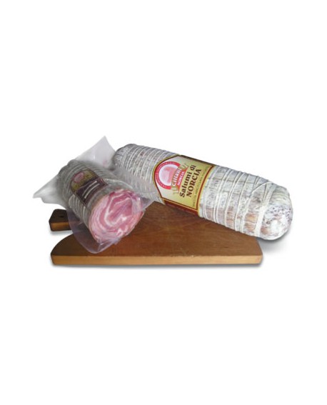 Pancetta arrotolata magretta 4 kg Salumificio Ciliani