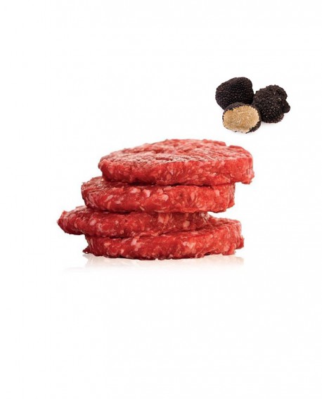 Hambuger 100g di Chianina IGP al Tartufo - 1 Kg - Carni Pregiate Certificate - Tenuta Luchetti