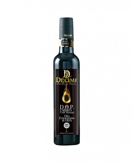 Olio extra vergine di oliva Umbria DOP – Bottiglia da 250 ml - Olio Azienda Agraria Decimi