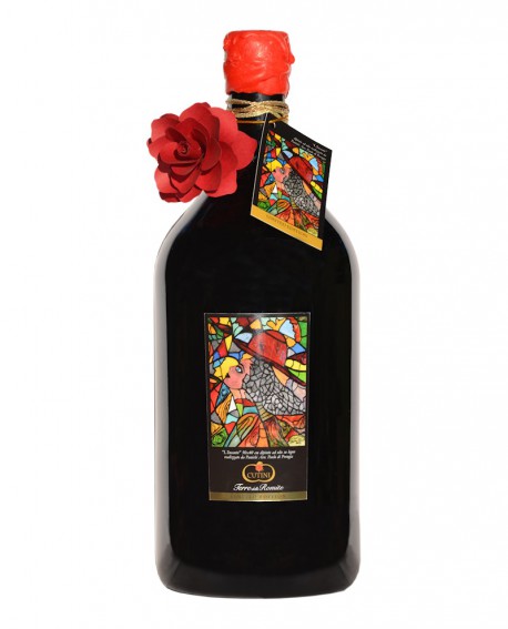 Magnum 3 litri Umbria Rosso IGP D'Autore - Bottiglia bordolese cilindrica - Cantina Cutini