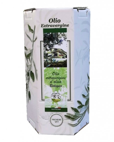 Olio extra vergine di oliva Biologico Italiano – Bag in Box da 3 litri - Colle degli Olivi