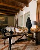 Cena gourmet a Gubbio al ristorante Nicolao del Park Hotel ai Cappuccini tra le opere di Capogrossi