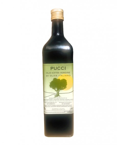 Olio extra vergine di oliva dell'Umbria – Bottiglia da 1000 ml - Olio Pucci