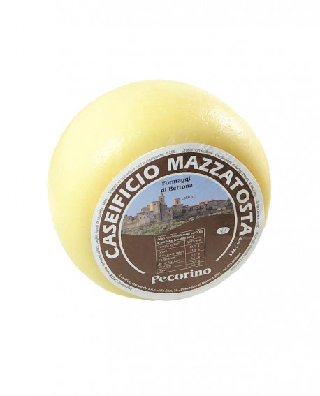 Pecorino di Bettona - ovino 2,0-2,2 Kg - stagionatura 40 giorni - Caseificio Mazzatosta