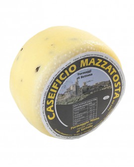 Formaggio Misto al tartufo - ovino-vaccino 1,4-1,6 Kg - stagionatura 20 giorni - Caseificio Mazzatosta