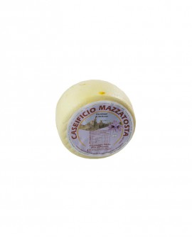 Formaggio Misto allo zafferano - ovino-vaccino 320-360g - stagionatura 20 giorni - Caseificio Mazzatosta