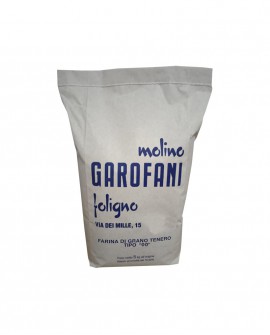 Farina tipo 00 grano tenero italiano - sacco da kg 5 - Molino Garofani