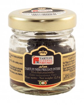 Tartufo Nero Pregiato Intero (Extra) 12,5 g, in vasetto di vetro - Tartufi Alfonso Fortunati