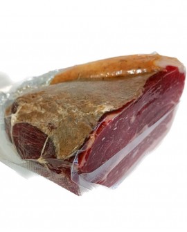 Trancio prosciutto GAMBUCCIO, 2.5Kg sottovuoto - allevato in Italia-stag. 20 mesi Alta Norcineria-Prosciuttificio Nardi